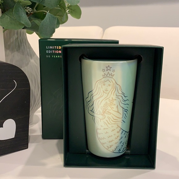 STARBUCKS 50 year limited edition ceramic hot cup